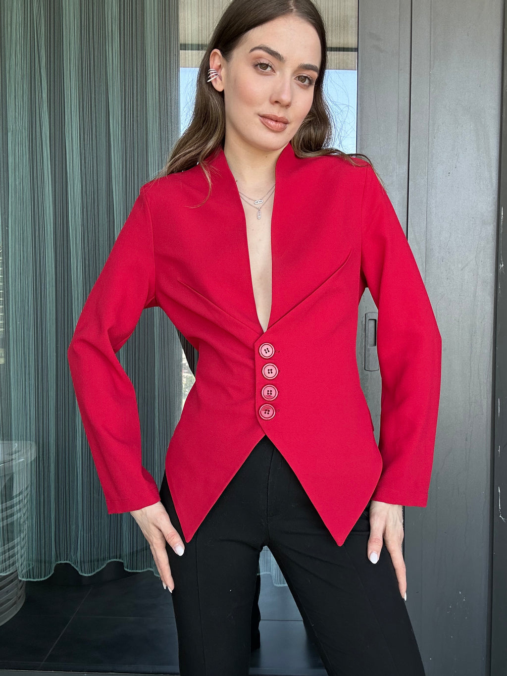 Aec Prive Beli İnce Gösteren Zarif Ceket