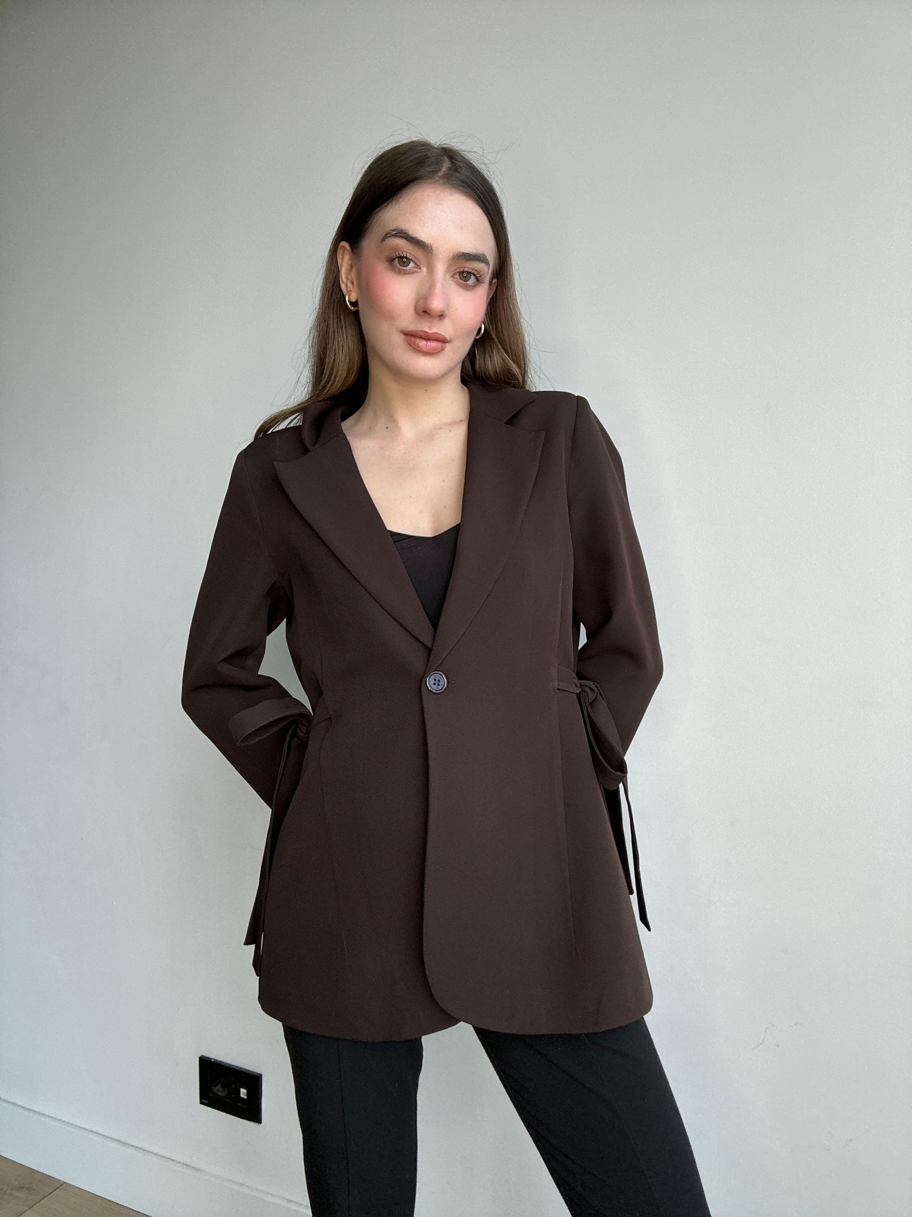 Aec Prive Women's Premium Quality Stylish Jacket with a Slimming Waist