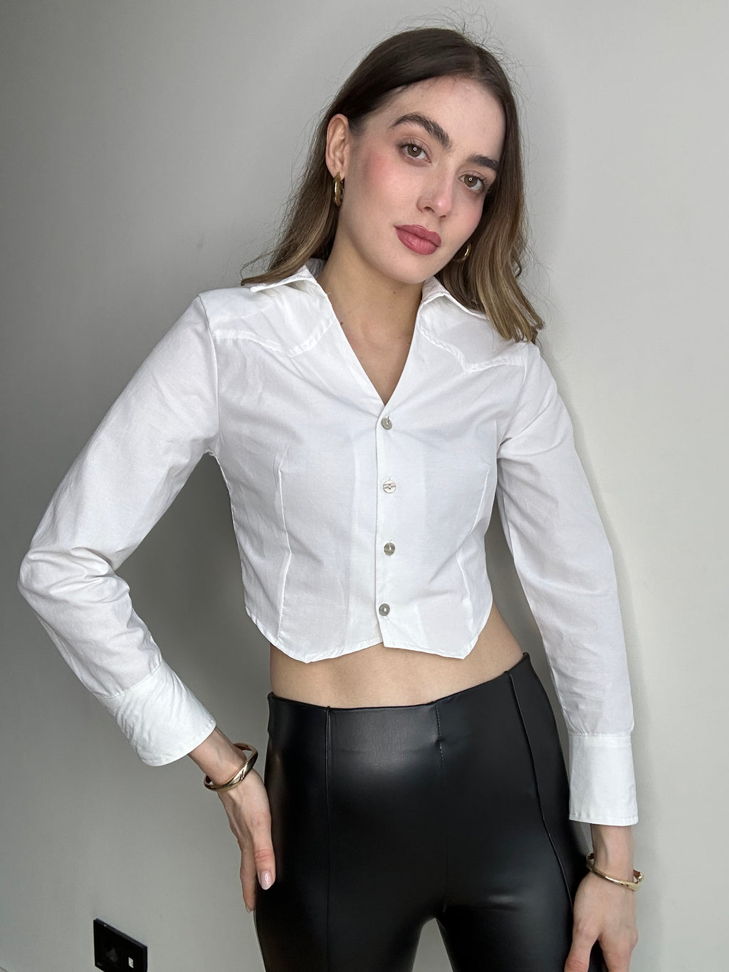 Aec Prive Kadın Pamuklu Slim Fit Gömlek- 78787