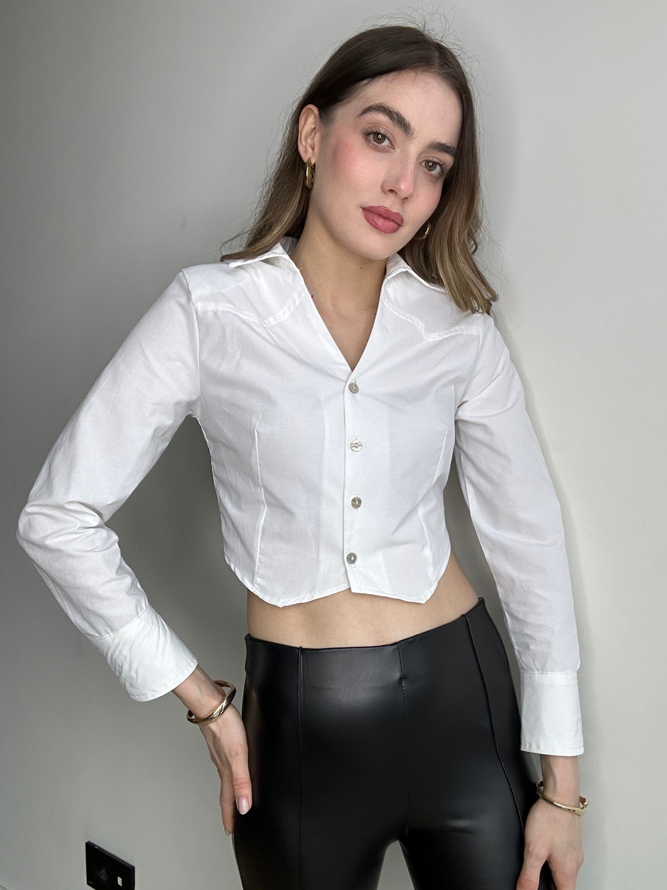 Aec Prive Kadın Pamuklu Slim Fit Gömlek- 78787
