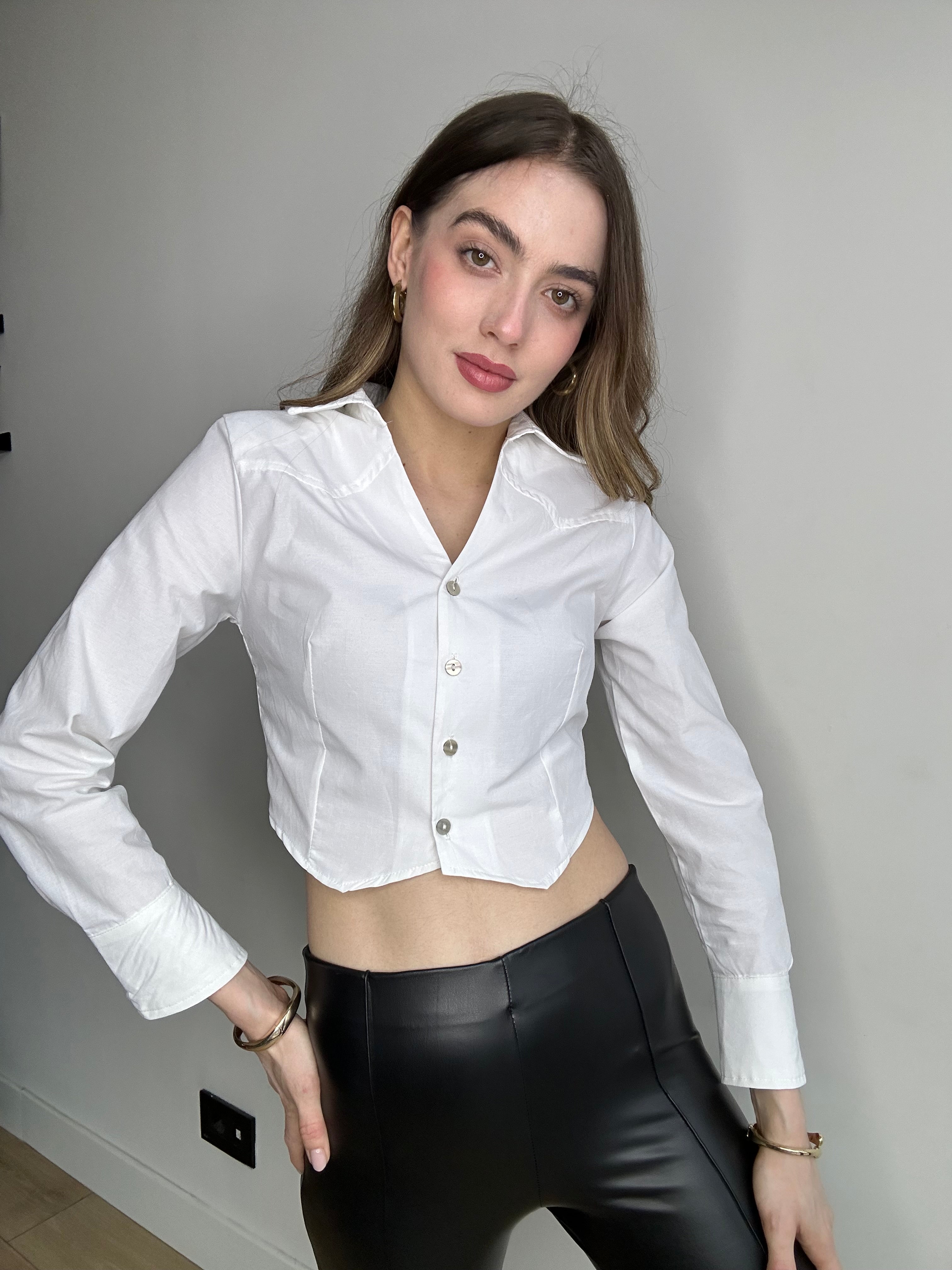 Aec Prive Kadın Pamuklu Slim Fit Gömlek- 78787