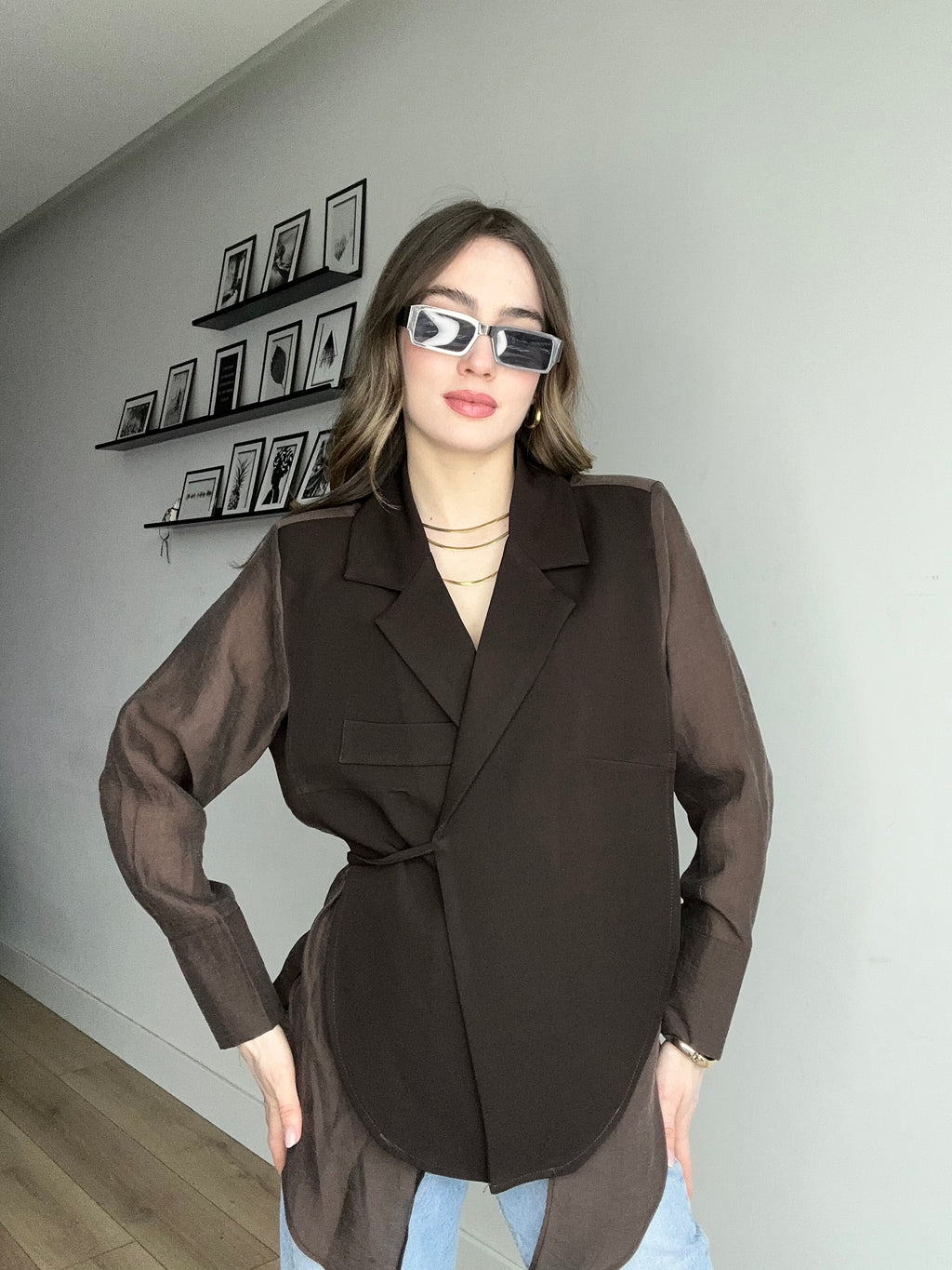 Aec Prive Women's Couture Tulle Detailed Special Design Jacket -56699 (Pre-order. Shipping date: 28.03.2026)