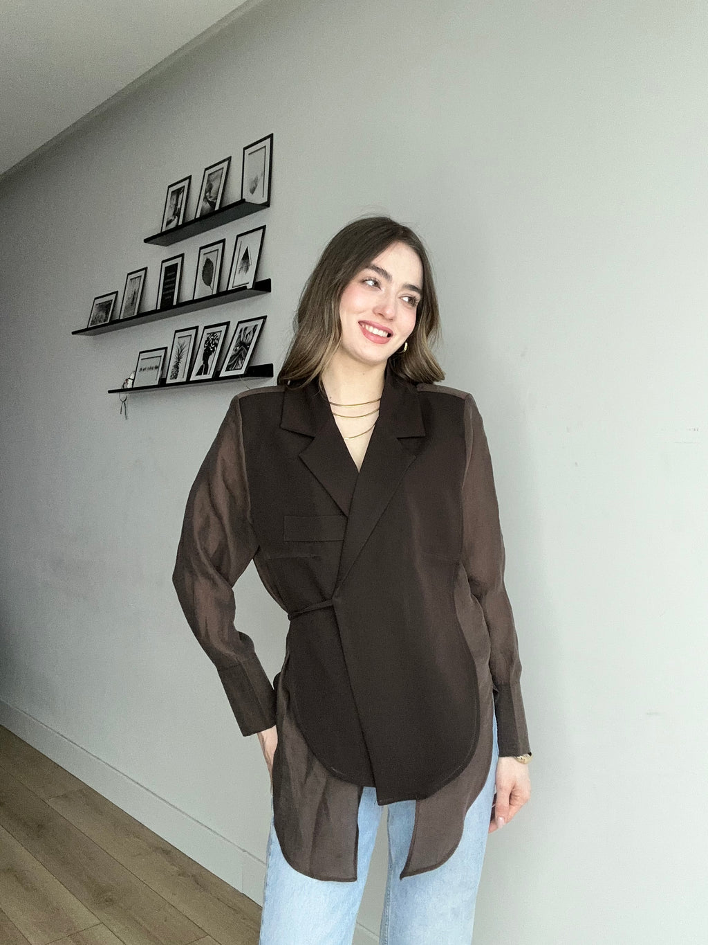 Aec Prive Women's Couture Tulle Detailed Special Design Jacket -56699 (Pre-order. Shipping date: 28.03.2026)