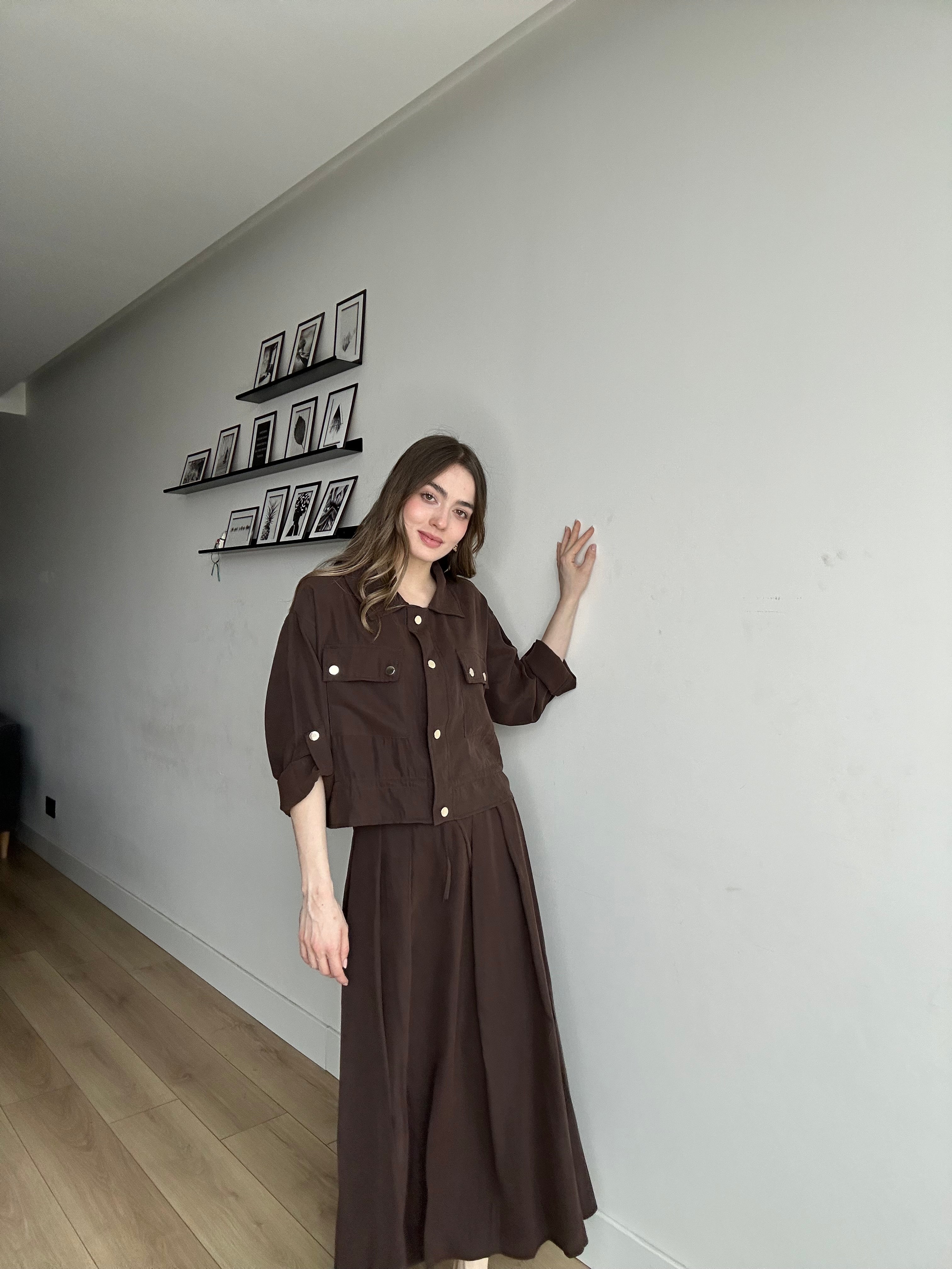 Aec Prive Women's Premium Quality Jacket Skirt Set