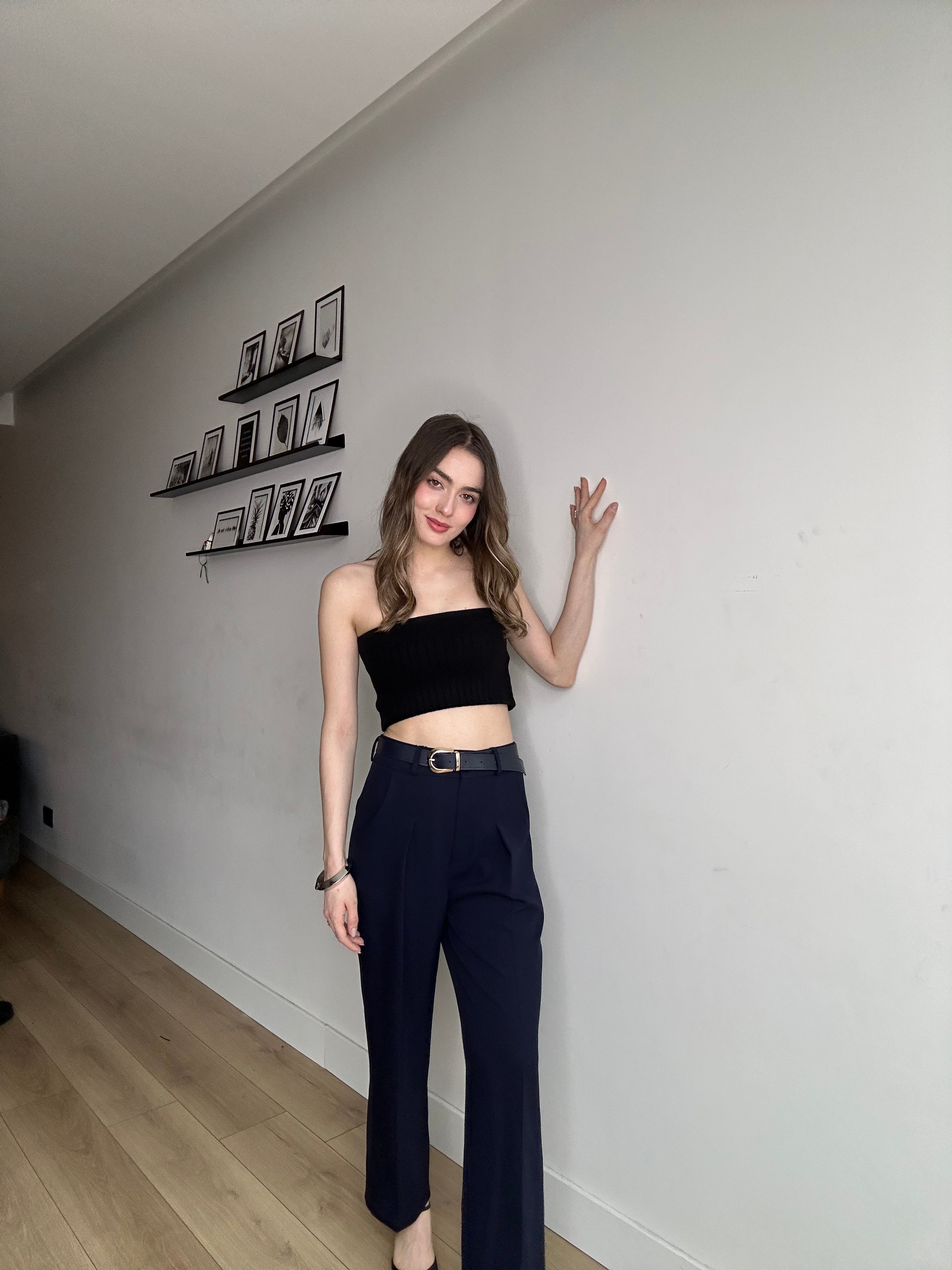 Aec Prive Lüx Tailored Kemer Detaylı Yelek Pantolon Takım - 8832