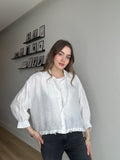 Aec Prive Kadın Zamansız Kesim Premium T-Shirt Gömlek İkili Takım- 6699