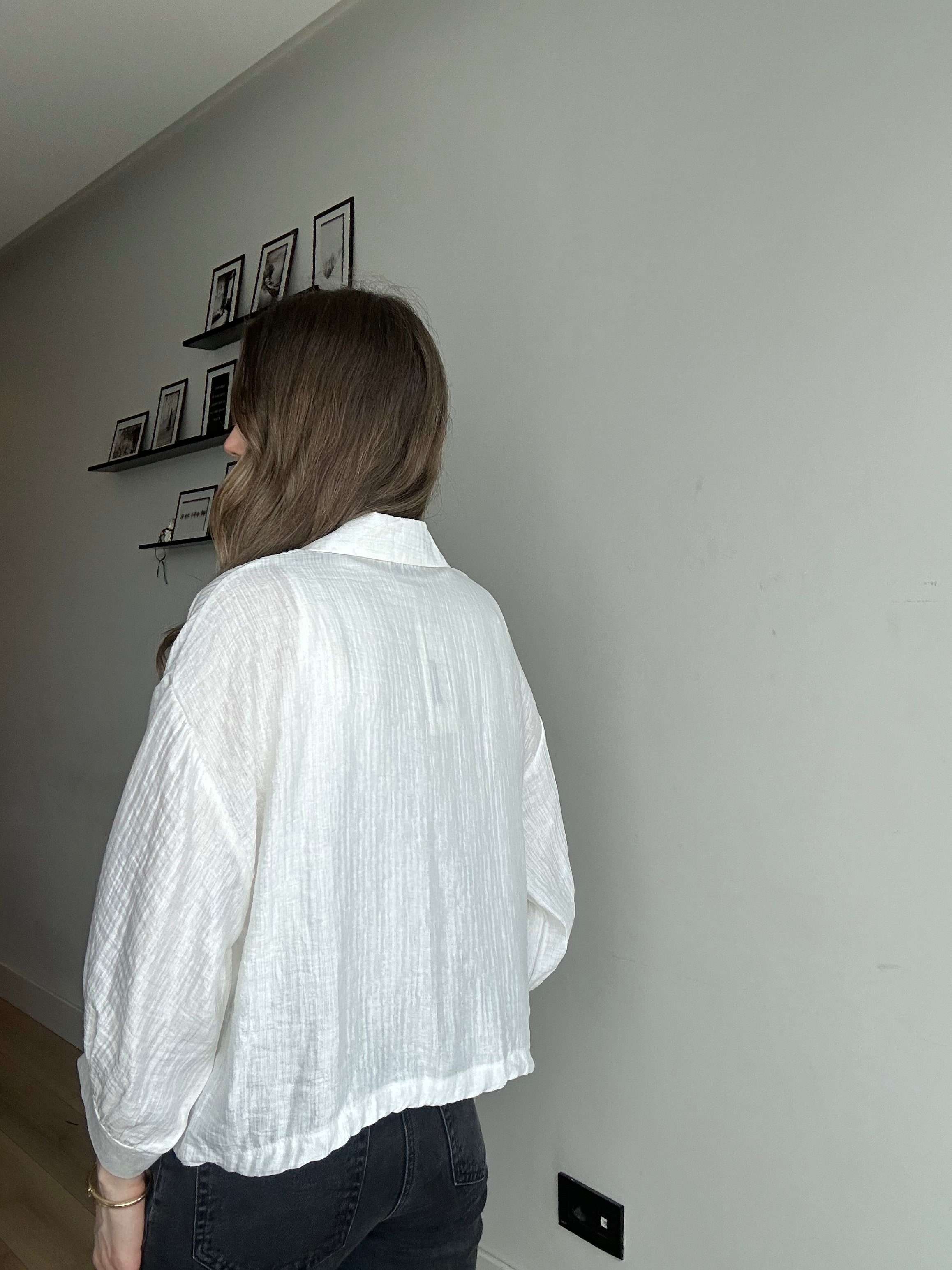 Aec Prive Women's Timeless Cut Premium T-Shirt and Shirt Two-Piece Set - 6699