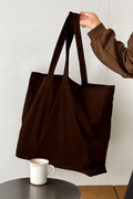 Aec Prive Kadın Bordo Süet Shopper Çanta