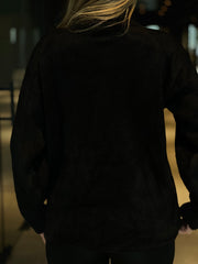 Aec Prive Kadın Premium Kalite Deri Detaylı Angora Ceket Hırka