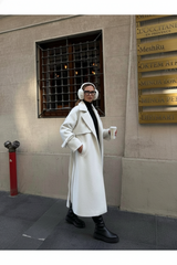 Aec Prive Kadın Kaşe Kaban ile Şık Kış Stili