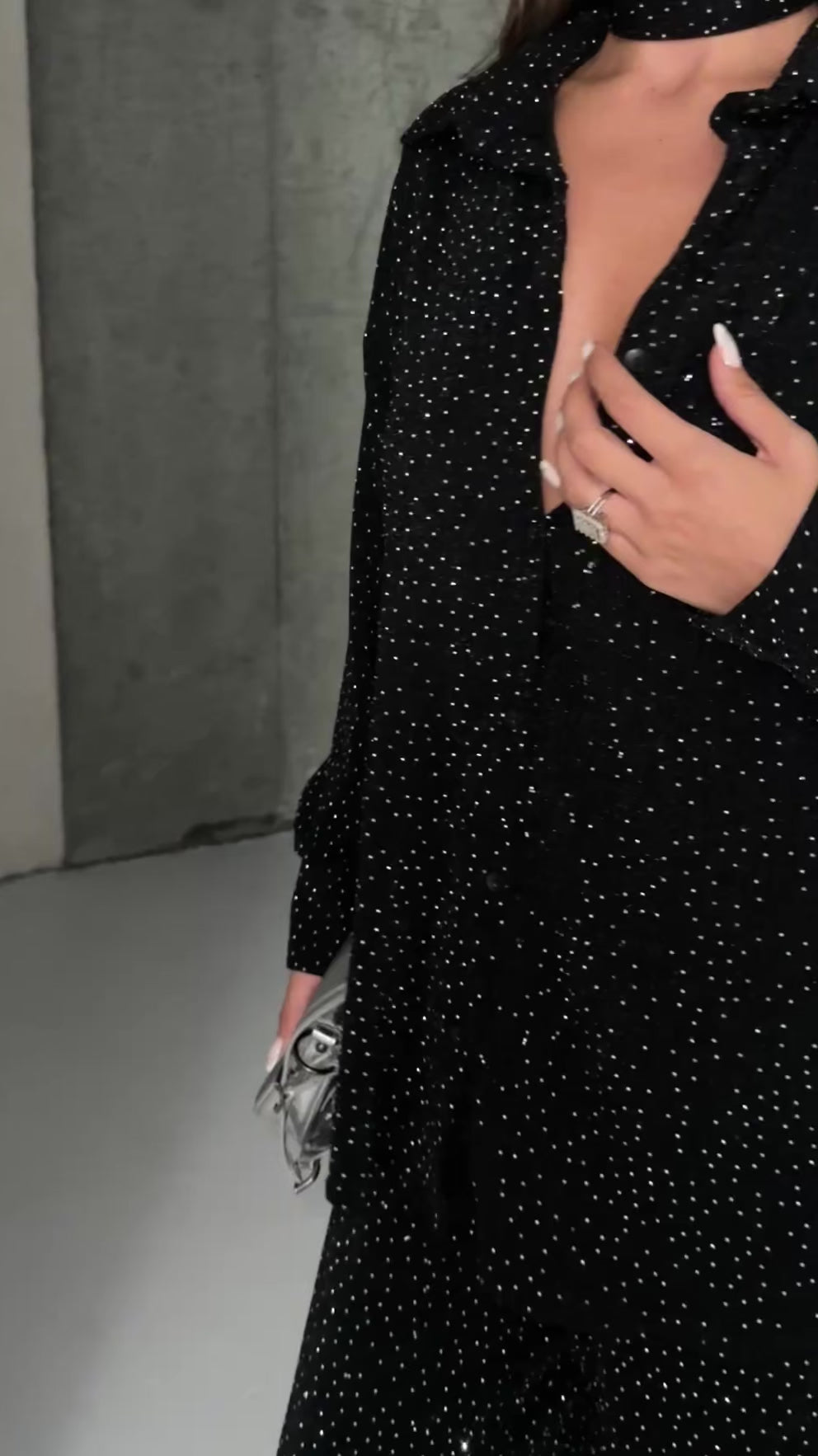 Aec Prive Stone Detailed Women's Suit - Luxury Design